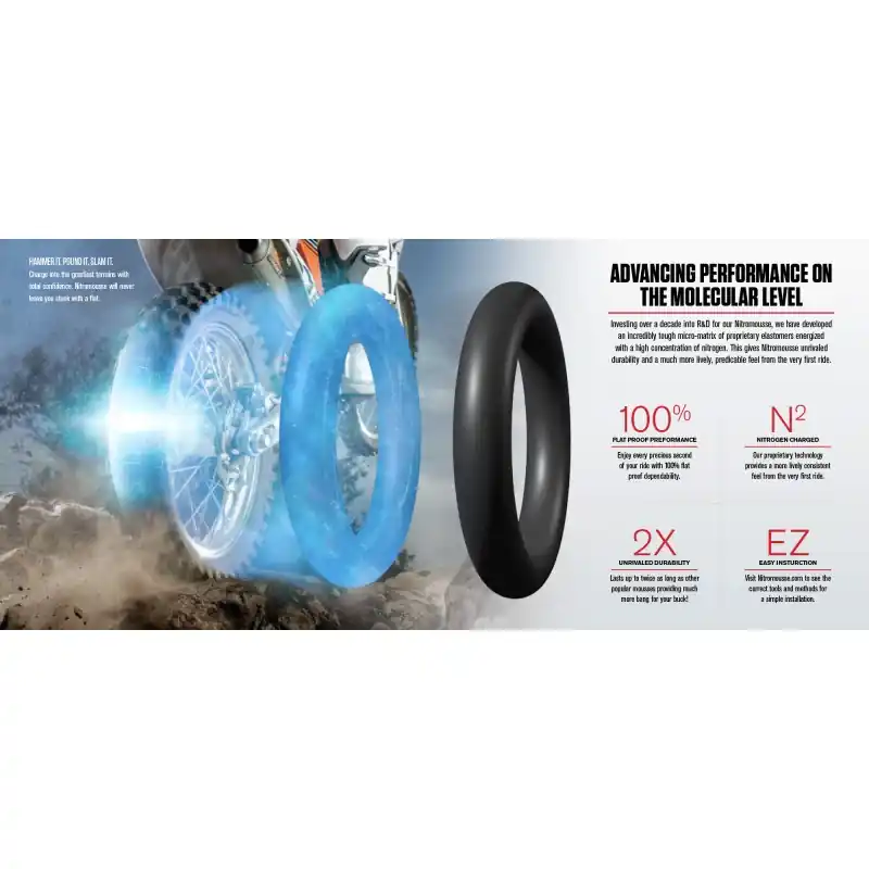 NUETECH NITROMOUSSE MOUSSE 90/100-21 (ŻEL 85G. W ZESTAWIE) Okazja
