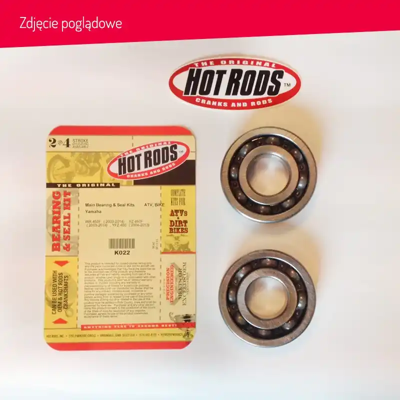 HOT RODS ŁOŻYSKO WAŁU KORBOWEGO HONDA TRX 250 TE/TM RECON 02-13, TRX 250EX/X 01-25 Do wyczerpania zapasów