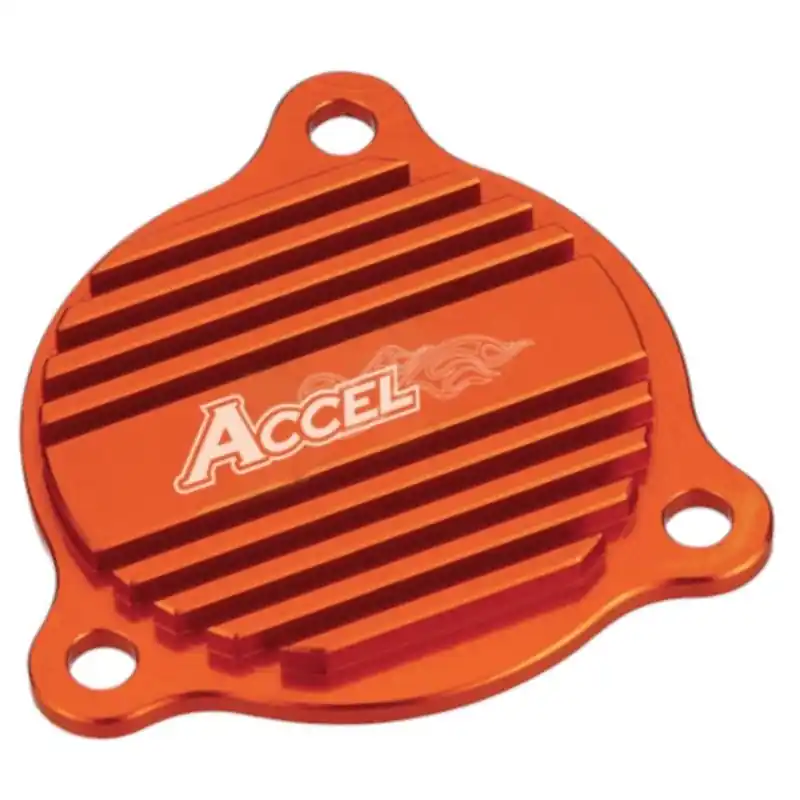 Kup online ACCEL POKRYWA POMPY OLEJU KTM EXC 350/400/450/500/530 ‘08- ‘12, SXF350 ‘11- ‘12 KOLOR POMARAŃCZOWY - PROMOCJA