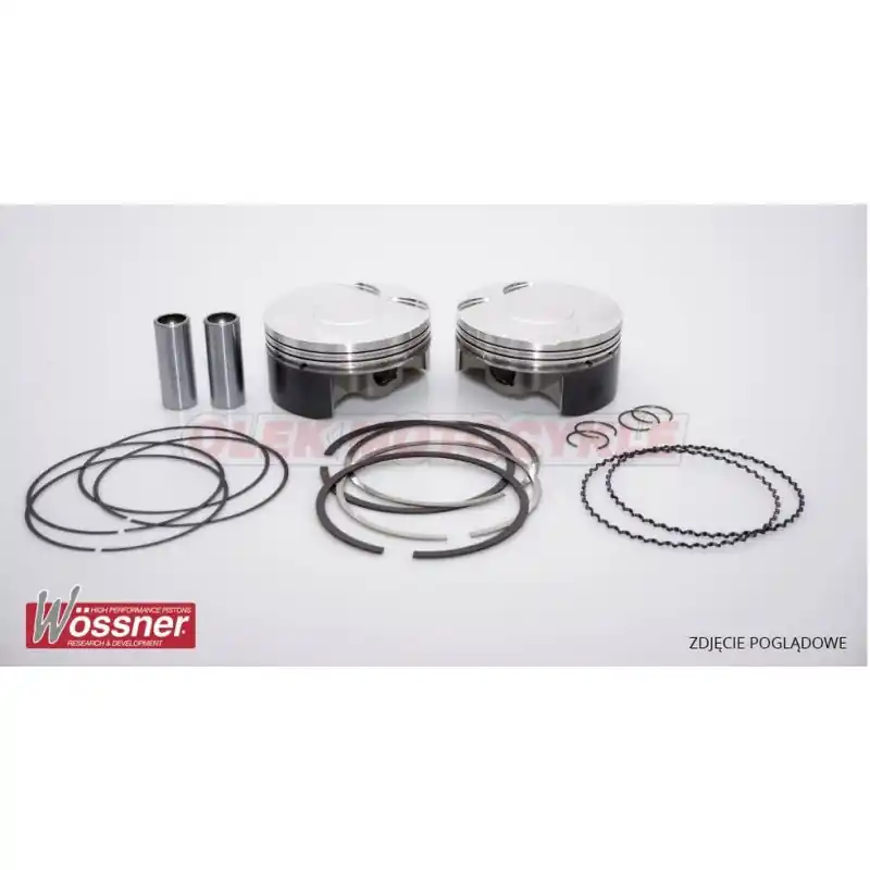 Dostępne od ręki WOSSNER KOMPLET TŁOKÓW POLARIS RZR 900 XP ‘11- ‘12 STD. (92,95MM) (10,60 1)