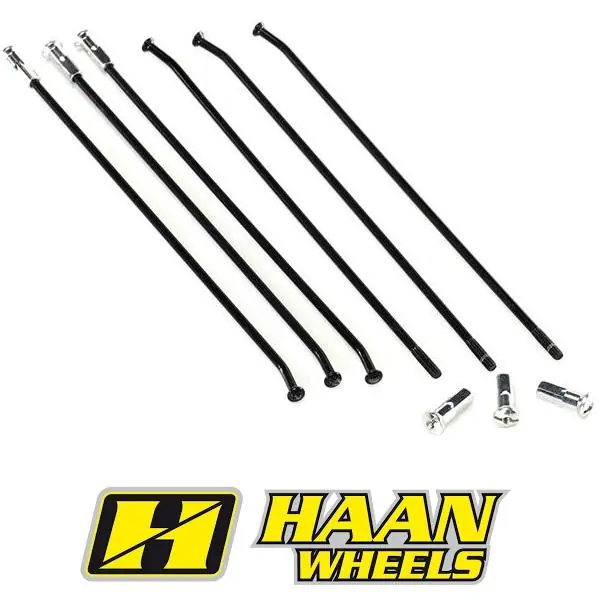 Dostępne od ręki Haan Wheels komplet sztrych KTM 21" czarne 36szt