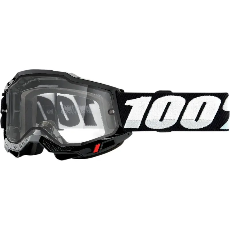 100% Gogle Accuri 2 Enduro Czarne Wyprzedaż
