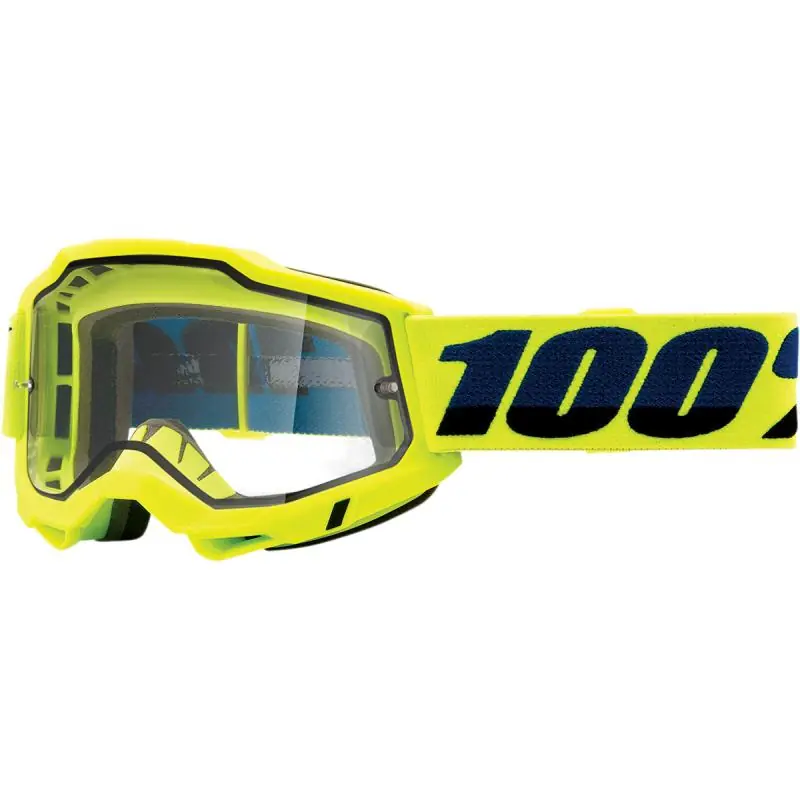 Darmowy zwrot 100% Gogle Accuri 2 Enduro Flo żólte