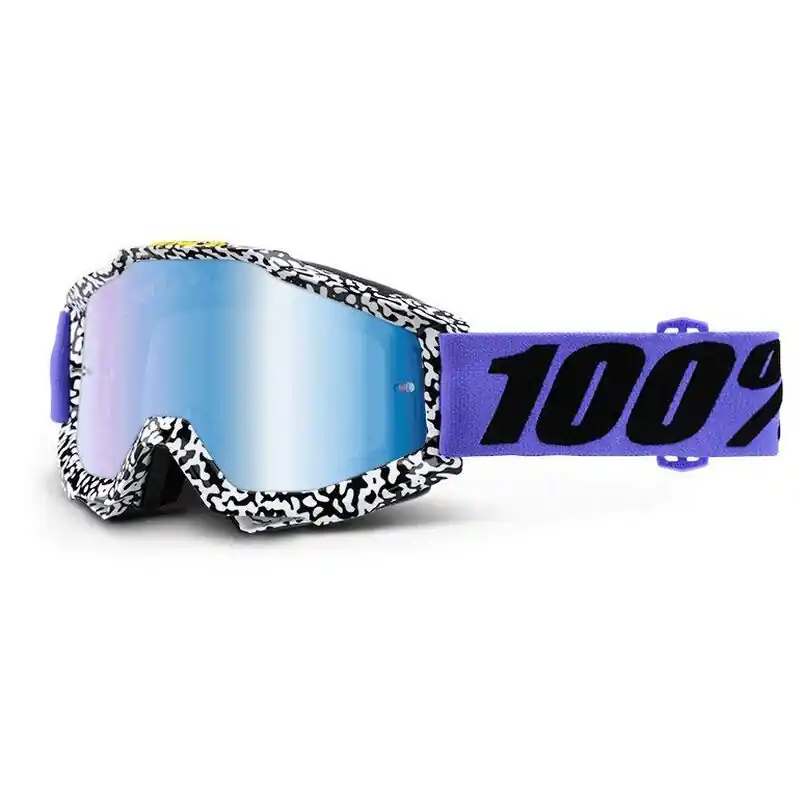 Dodaj do koszyka 100% Gogle Acurri Brentwood czarno/białe szyba niebieskie lustro