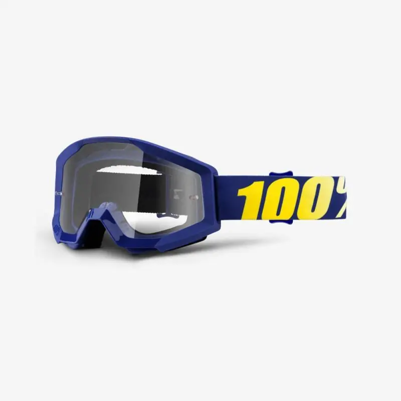 Oferta 100% Gogle Strata hope kolor niebiesko żółty fluo