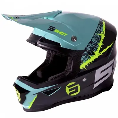 Kask Shot Furious Storm Grey Green Neon roz. M Zamów teraz