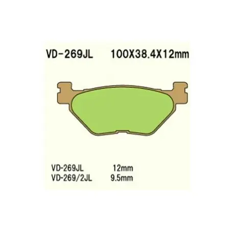 Najlepsza cena Klocki Hamulcowe Vesrah Vd-269Jl