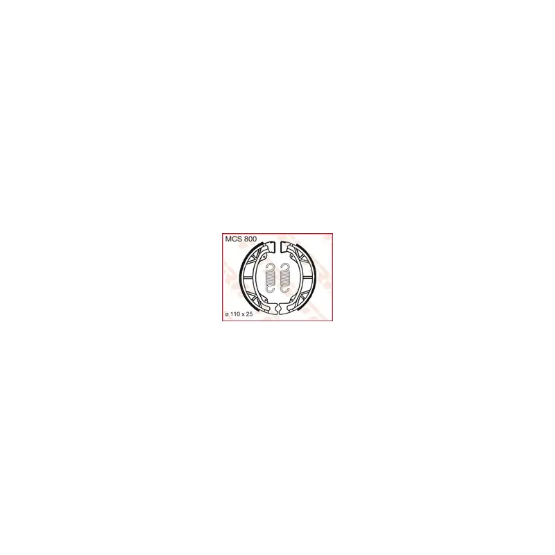 TRW ZF SZCZĘKI HAMULCOWE (110X25MM) (H303) Bezpieczna płatność