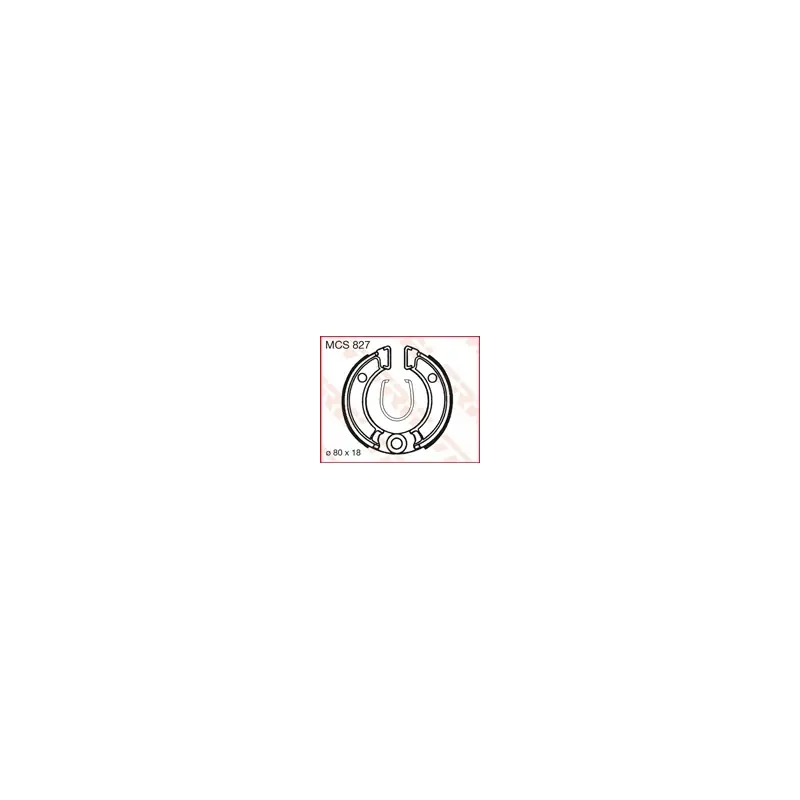 TRW ZF SZCZĘKI HAMULCOWE (80X18MM) (H301) (PROMOCJA) Nowy