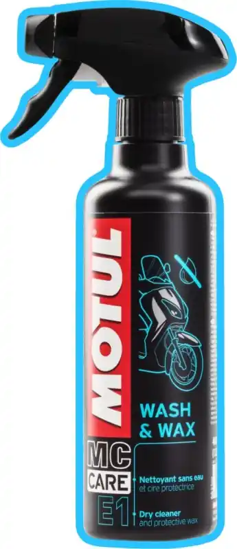 MOTUL E1 WASH WAX 400ML ŚRODEK CZYSZCZĄCO-OCHRONNY (ATOMIZER) Wysoka jakość