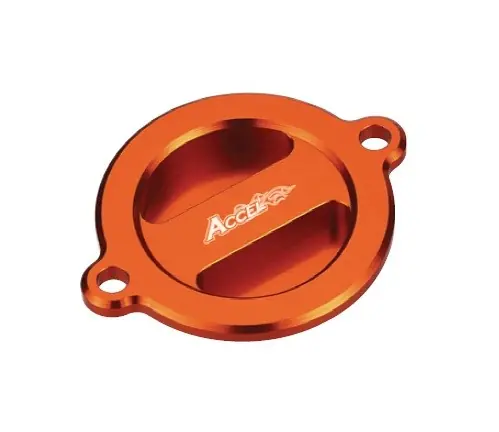 Najlepsza cena ACCEL POKRYWA FILTRA OLEJU KTM EXC 450/500 ‘12-‘16 KOLOR POMARAŃCZOWY - PROMOCJA