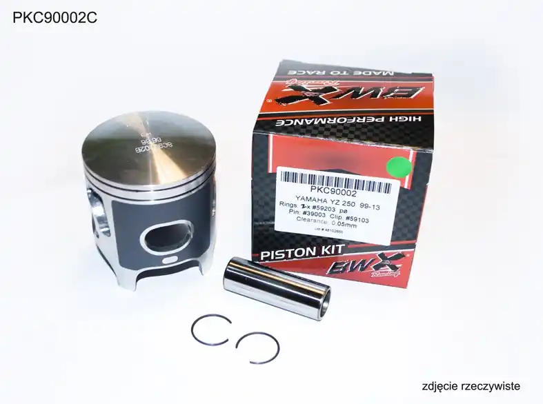 Sprawdź teraz BEARING WORX TŁOK YAMAHA YZ 250 (YZ250) ‘99-‘22 (66,37MM) PIERŚCIENIE RIK (2SZT.)