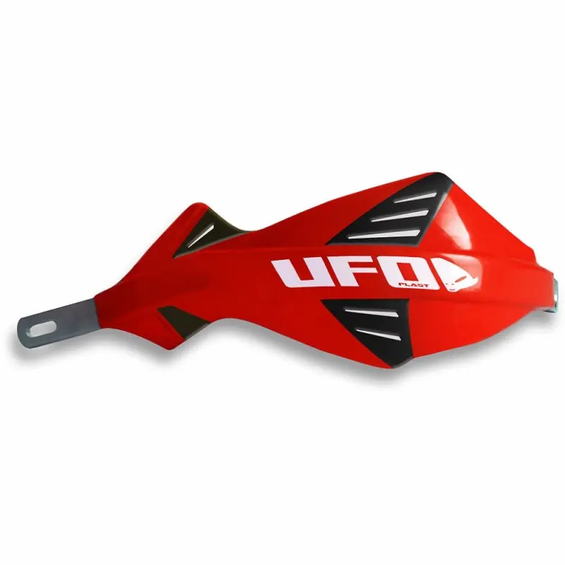 Zniżka UFO OSŁONY RĄK (HANDBARY) ALU DISCOVER KOLOR CZERWONY (Z MOCOWANIAMI 28MM)