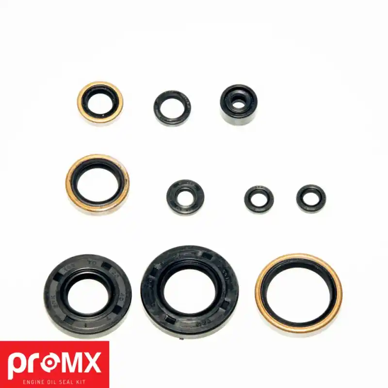 PROMX PROMOCJA KOMPLET (ZESTAW) USZCZELNIACZY SILNIKOWYCH KAWASAKI KX 250 (05-07) (10SZT.) Bezpieczna płatność