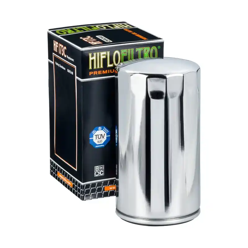 Hit cenowy HIFLO FILTR OLEJU HF 173C HARLEY-DAVIDSON EVO (CHROMOWANY) (20)