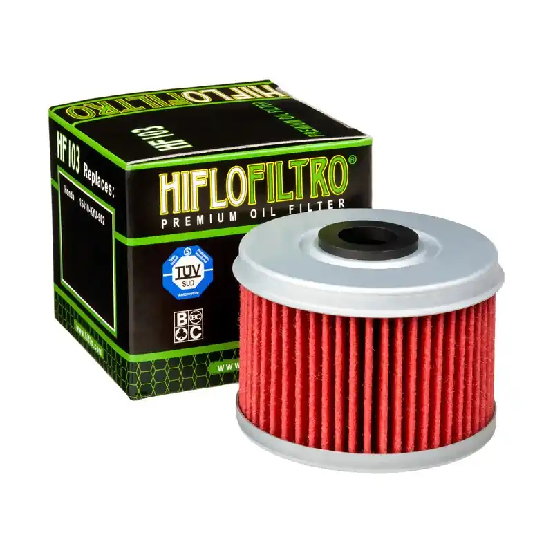 HIFLO FILTR OLEJU HF 103 HONDA CFR 250 L-LA-H, CRF 250 RL/RLA-H RALLY, CB 300 F-J, CBR 300 R/RA-J, CBR300 R/RA-K Popularny
