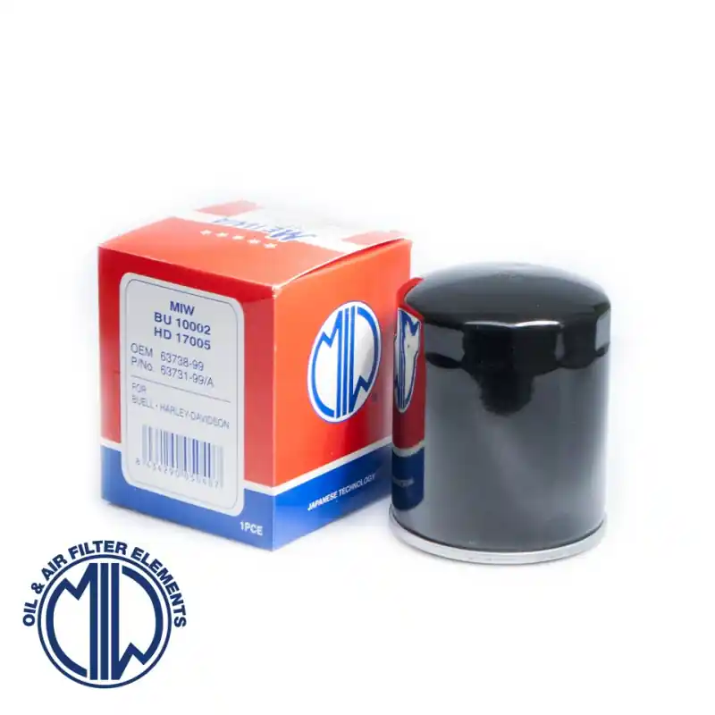 Ograniczona ilość MIW (MEIWA) FILTR OLEJU HARLEY DAVIDSON CZARNY (HF171B) (50)