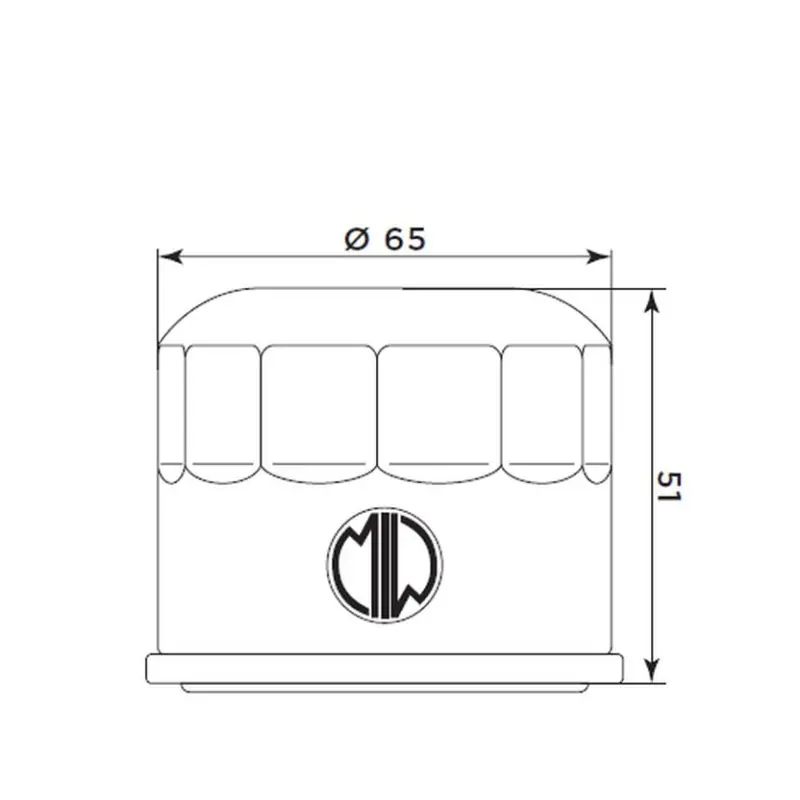 Zniżka MIW (MEIWA) FILTR OLEJU BMW R18 / B / CLASSIC / ROCTANE / TRANSCONTINENTAL ‘20- ‘25 (OEM 13718411061) 268005