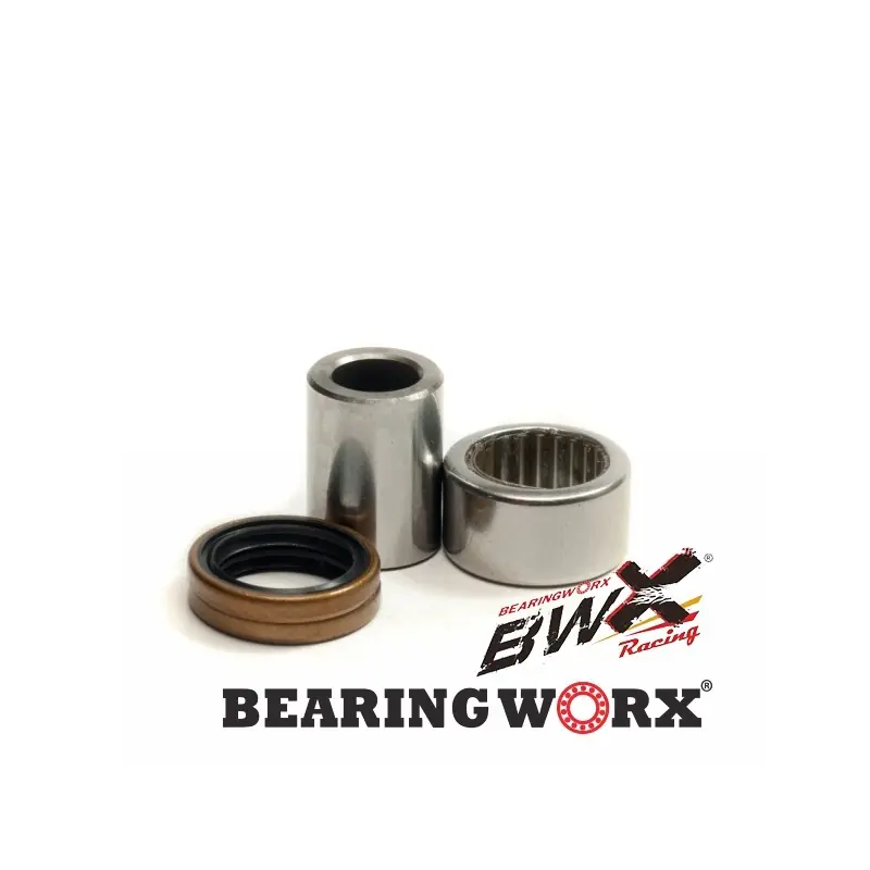 Ograniczona ilość BEARING WORX ZESTAW NAPRAWCZY MOCOWANIA (ŁOŻYSKA) AMORTYZATORA TYLNEGO DOLNE KAWASAKI KLX125 03-06, SUZUKI DRZ 400 00-14, RM 125