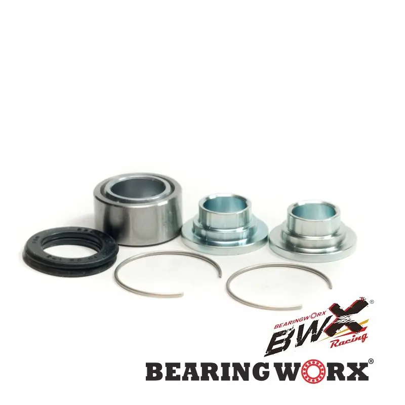 BEARING WORX ZESTAW NAPRAWCZY MOCOWANIA (ŁOŻYSKA) AMORTYZATORA TYLNEGO GÓRNE KTM SX125/250 02-11,SXF250 05-10,SXF450 07-10,EXCF3 Ograniczona ilość