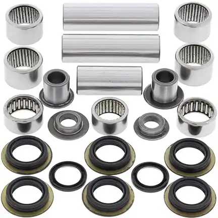 Ograniczona ilość ALL BALLS ZESTAW NAPRAWCZY ŁĄCZNIKA (PRZEGUBU) WAHACZA KAWASAKI KX 65 ‘02-‘22, SUZUKI RM 65 ‘03-‘05