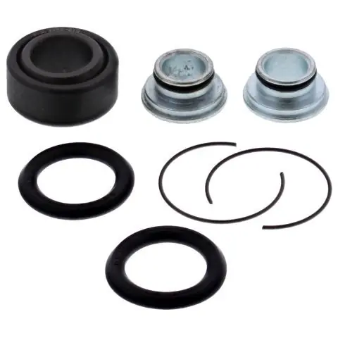 Tani ALL BALLS ZESTAW NAPRAWCZY MOCOWANIA (ŁOŻYSKA) AMORTYZATORA TYLNEGO GÓRNE HONDA XR250R 84-04