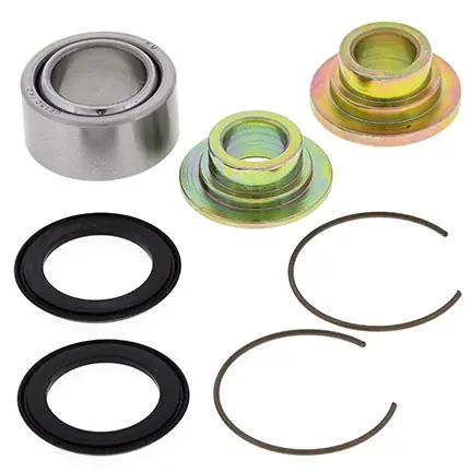 ALL BALLS ZESTAW NAPRAWCZY MOCOWANIA (ŁOŻYSKA) AMORTYZATORA TYLNEGO GÓRNE / DOLNE KTM SX 50 MINI ‘08-‘15, PRO JR ‘07-‘09 Hit cenowy