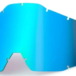 Łatwy zwrot 100 PROCENT WYPRZEDAŻ SZYBA/SZYBKA POJEDYNCZA DO GOGLI RACECRAFT 1 / ACCURI 1 / STRATA 1 BLUE MIRROR KOLOR NIEBIESKIE LUSTRO Z ANTI FOG STARSZY