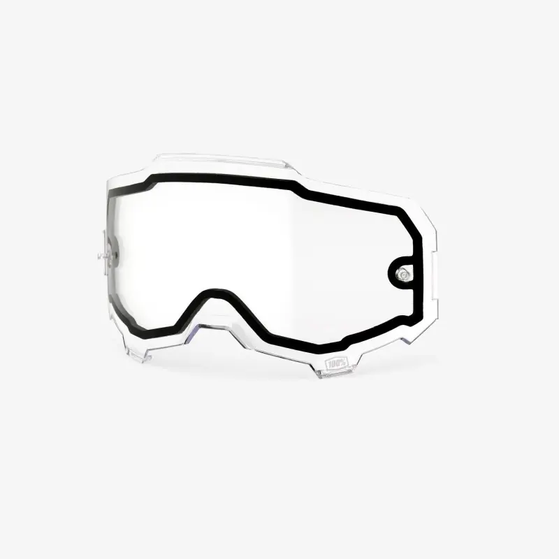 100 PROCENT ARMEGA / ARMATIC REPLACEMENT DUAL PANE CLEAR LENS - SZYBA/SZYBKA/SZYBKA DO GOGLI ARMEGA / ARMATIC KOLOR PRZEŹROCZYSTY Szybka dostawa