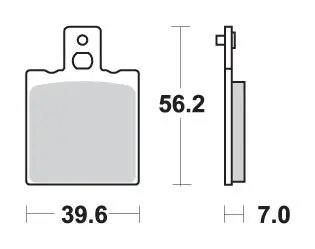 Oferta limitowana SBS KLOCKI HAMULCOWE KH47 STREET PERFORMANCE (EXCEL) SINTER KOLOR ZŁOTY