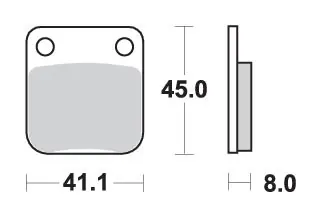 SBS PROMOCJA KLOCKI HAMULCOWE KH54 OFF-ROAD SINTER KOLOR ZŁOTY Tylko do końca tygodnia