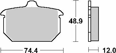 Bezpieczne zakupy SBS WYPRZEDAŻ KLOCKI HAMULCOWE KH78 STREET STANDART CERAMIC KOLOR CZARNY