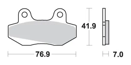 SBS KLOCKI HAMULCOWE KH86 STREET STANDART CERAMIC KOLOR CZARNY Kup online