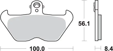 SBS KLOCKI HAMULCOWE KH407 / KH246 STREET PERFORMANCE (EXCEL) SINTER KOLOR ZŁOTY PASUJE DO BMW K1200, R850/1100/1150/1200 PRZÓD Ekspresowa dostawa