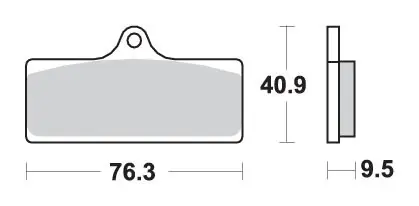SBS WYPRZEDAŻ KLOCKI HAMULCOWE KH315 TRACK AND SPORT SINTER DO ZACISKU A.P. RACING CP 4488 TWO PAD RADIA, 4 PISTON MONOBLOCK KOLOR ZŁOTY Bezpieczne zakupy