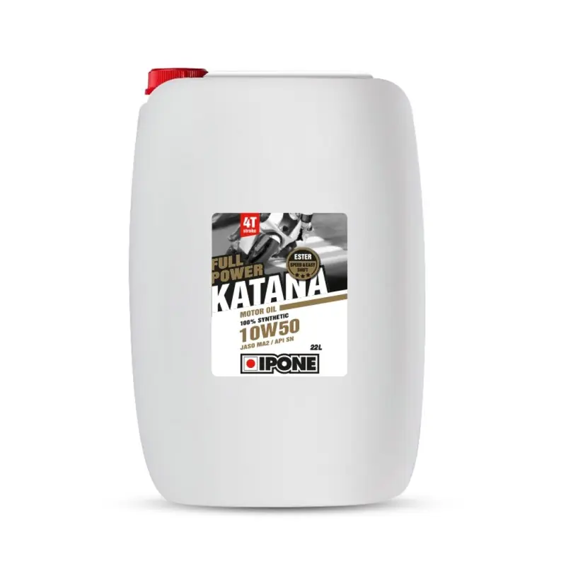 Ostatnie sztuki IPONE FULL POWER KATANA 10W50 OLEJ SILNIKOWY 100 % SYNTETYK 22L BECZKA (ESTER, MA2) (AKC)