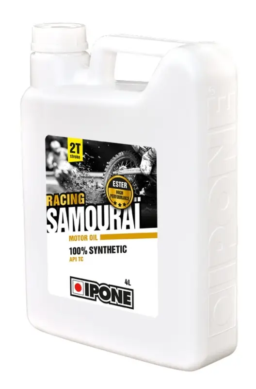 Oferta limitowana IPONE SAMOURAI RACING 2T OLEJ DO MIESZANKI 100% SYNTETYK 4L ESTER (AKC) (6)