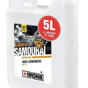 IPONE SAMOURAI RACING 2T OLEJ DO MIESZANKI 100% SYNTETYK 5L ESTER - PROMOCJA 4+1 (IP949) (AKC) (4) Najlepsza cena
