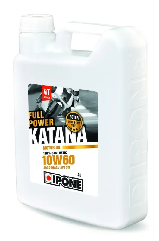IPONE FULL POWER KATANA 10W60 OLEJ SILNIKOWY 100 % SYNTETYK 4L (ESTER, MA2) (AKC) (6) Premium