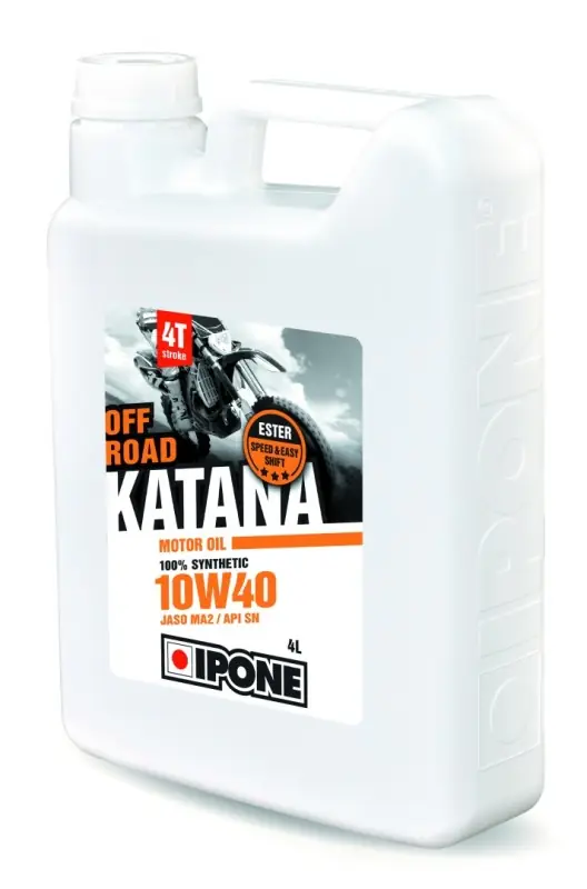 IPONE KATANA OFF ROAD 10W40 OLEJ SILNIKOWY 100% SYNTETYK 4L (ESTER, MA2) (AKC) (6) Ekspresowa dostawa