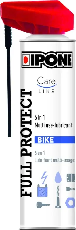 Tani IPONE SPRAY FULL PROTECT 250ML SPRAY WIELOZADANIOWY PENETRUJE, ZABEZPIECZA STYKI, CHRONI PRZED WILGOCIĄ (CARELINE) (AKC) (12)