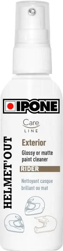 Darmowy zwrot IPONE HELMET OUT CLEANER 100ML SPRAY DO CZYSZCZENIA SKORUPY KASKU (CARELINE) (12)