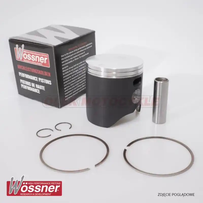 Zamów dziś WOSSNER TŁOK KAWASAKI (2T) KX 125 ‘92-‘93 (54,44MM=+0,50) (SWORZEŃ 16MM)