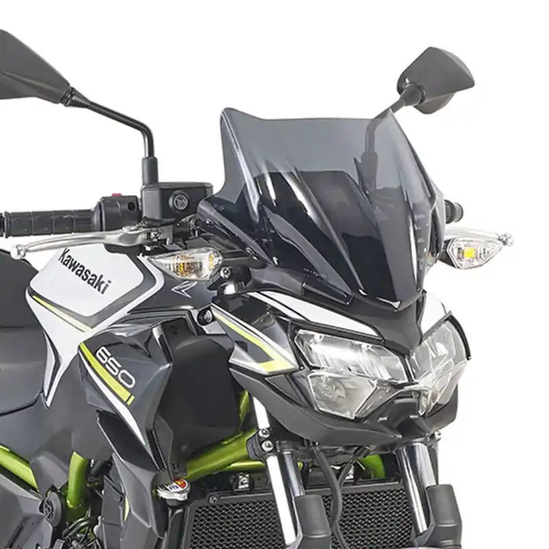Niska cena KAPPA SZYBA KAWASAKI Z 650 ‘20- ‘25, YAMAHA MT-03 321 ‘20- ‘25 28 x 36,5 CM PRZYCIEMNIANA - POTRZEBNE MOCOWANIE A4128AK LUB A2