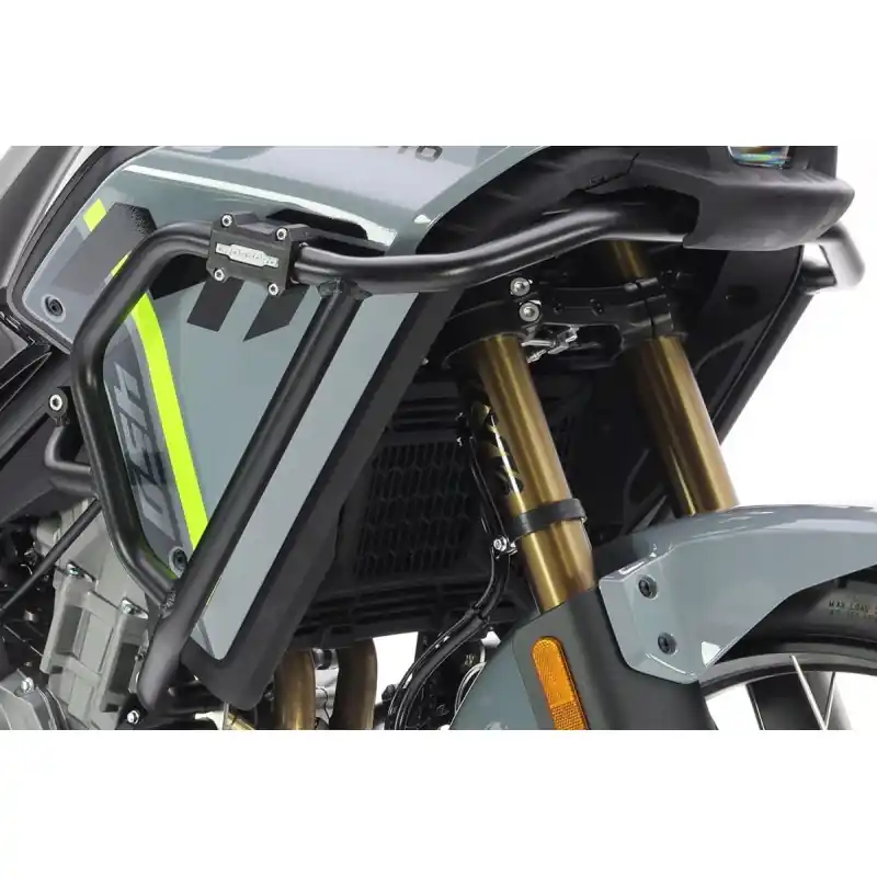 CROSSPRO GMOLE ALUMINIOWE GÓRNE OSŁONY SILNIKA I CHŁODNIC CF MOTO 450 MT ‘24 KOLOR CZARNY (KOMPATYBILNE Z ORYGINALNĄ PŁYTĄ) Szybka dostawa