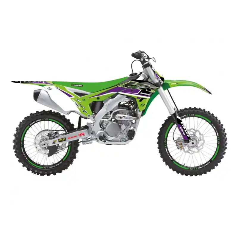 BLACKBIRD KOMPLET NAKLEJEK (OKLEIN) KAWASAKI KX 250F ‘17- ‘20 DREAM KOLOR ZIELONY CZARNY Niska cena
