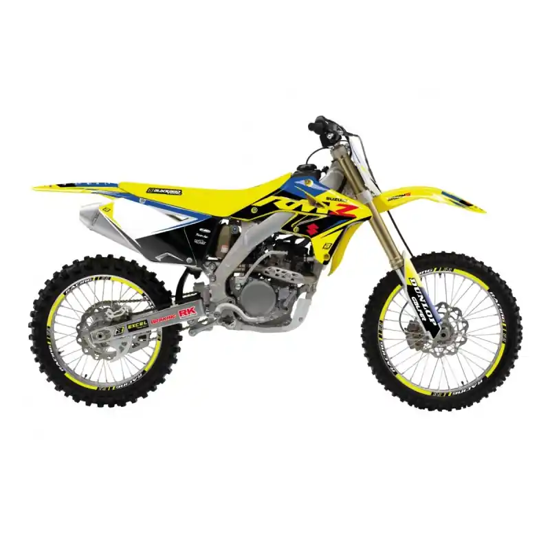 Oferta BLACKBIRD KOMPLET NAKLEJEK (OKLEIN) SUZUKI RMZ 250 ‘07- ‘09 DREAM 5 KOLOR ŻÓŁTY NIEBIESKI