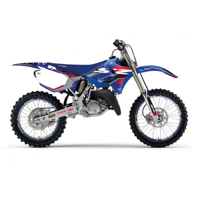 Dostępne od ręki BLACKBIRD KOMPLET NAKLEJEK (OKLEIN) YAMAHA YZ 125/250 ‘02- ‘14 DREAM 5 KOLOR NIEBIESKI CZARNY