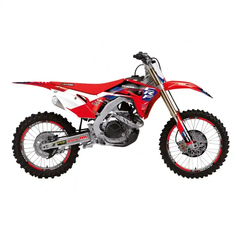 Okazja BLACKBIRD KOMPLET NAKLEJEK (OKLEIN) HONDA CRF 250R ‘18- ‘21, CRF 450R ‘17- ‘21, CRF 450X ‘17- ‘24 DREAM 5 KOLOR CZERWONY CZAR