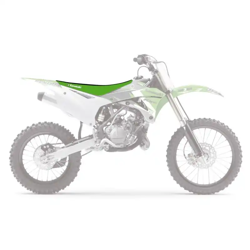 Bestseller BLACKBIRD POKROWIEC / POSZYCIE NA SIEDZENIE KAWASAKI KX 85 ‘14- ‘25 DOUBLE GRIP 3 KOLOR CZARNY ZIELONY